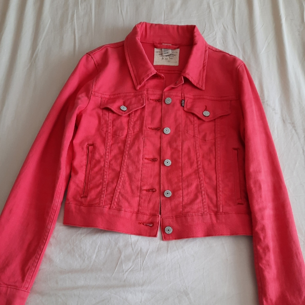 Levi Coral Denim Jacket
